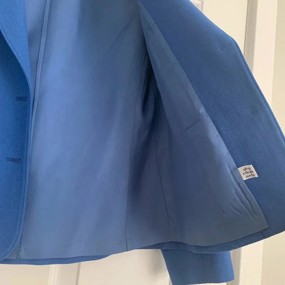 Vintage Pendleton 100% Virgin Wool Women’s Blazer - Royal Blue‎ - Picture 4 of 13